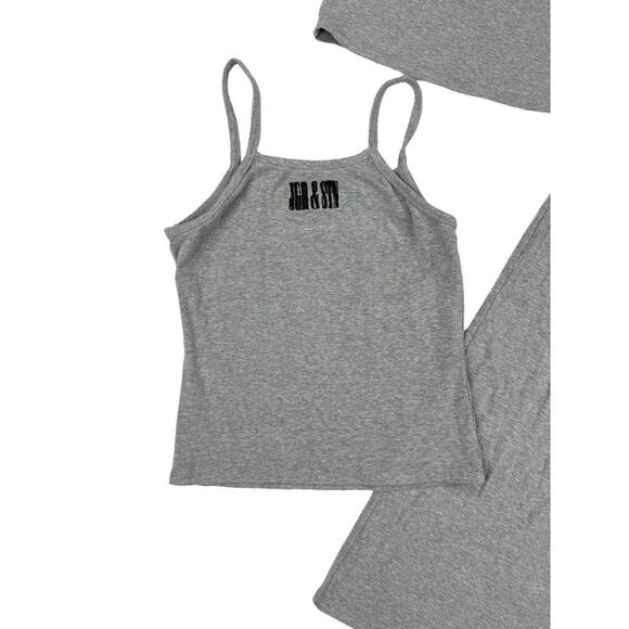 Jagger & Stone - Chicago Set, Cami Top, Tee and Maxi Skirt in Gray - Picture 2 of 4